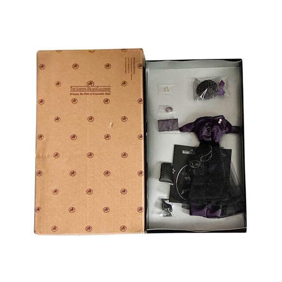 1996 Ashton Drake Gene Doll “El Morocco” Plum  Outfit Vintage Doll Clothes NRFB - Picture 7 of 7